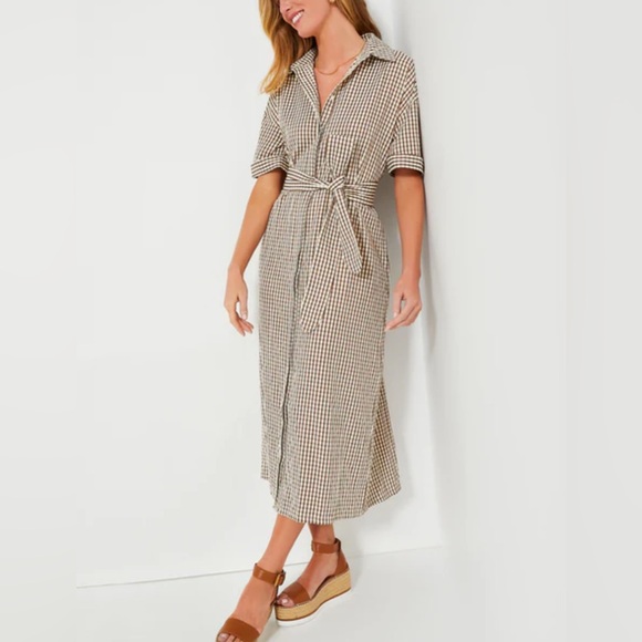 tuckernuck brown gingham dress S Sage Green Satin Wrap Maxi Dress – Bridesmaid & Garden Wedding Dress